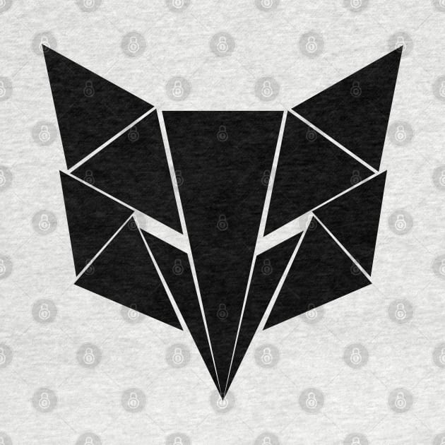geometric animal, fox of triangles by SAMUEL FORMAS